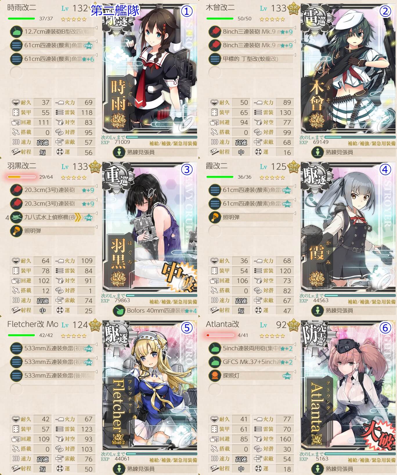 艦これ秋イベ E4 3甲 竹の輝き 第3戦力ゲージ攻略 船団輸送作戦 春風船団 多号作戦 キトンの艦これ攻略ブログ