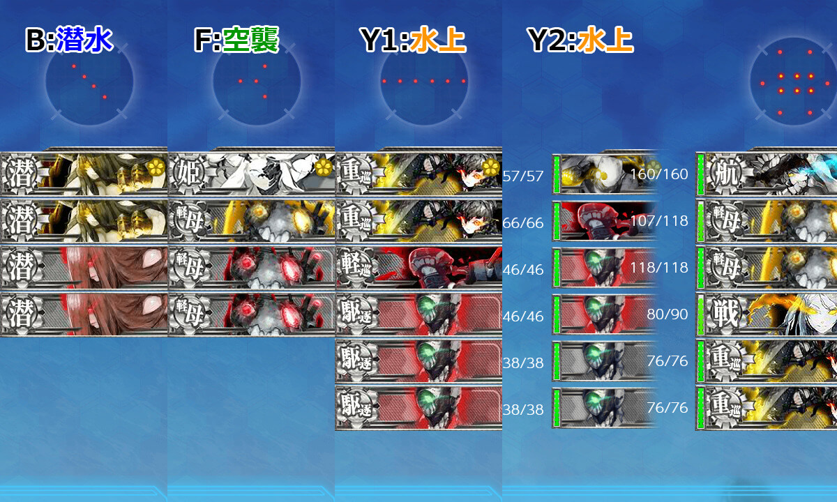 艦これ21春イベ E4 3甲 サラトガ 屋代 掘り編成 激突 ルンガ沖夜戦 キトンの艦これ攻略ブログ アニメ ゲーム 漫画関連まとめサイト