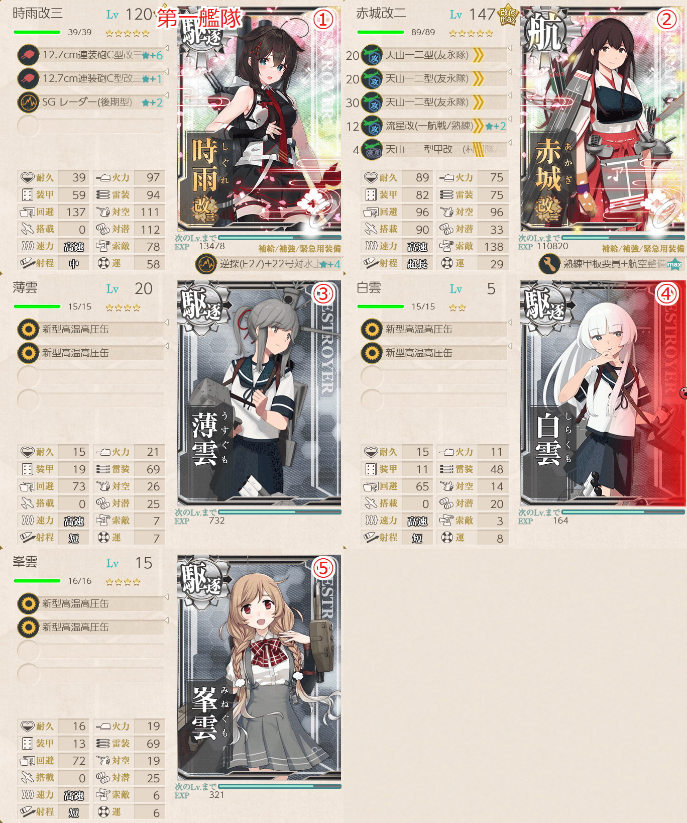 【艦これ】モガドール カッペリーニ ドロップ海域と掘り編成(福江 神威 春雨 神風 大井) | キトンの艦これ攻略ブログ